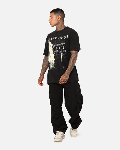 Metro Boomin Heroes And Villains Vintage T-Shirt Washed Black