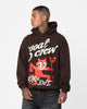 Goat Crew Born Evil Hoodie Brown