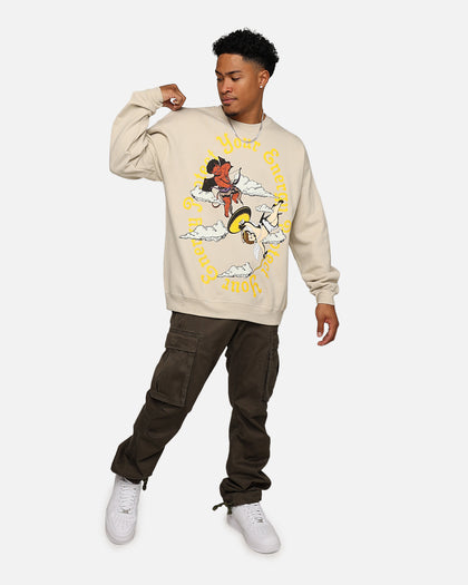 Goat Crew Protect Your Energy Crewneck Stone