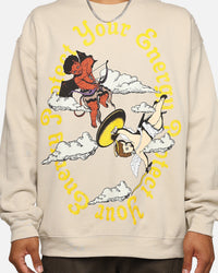 Goat Crew Protect Your Energy Crewneck Stone