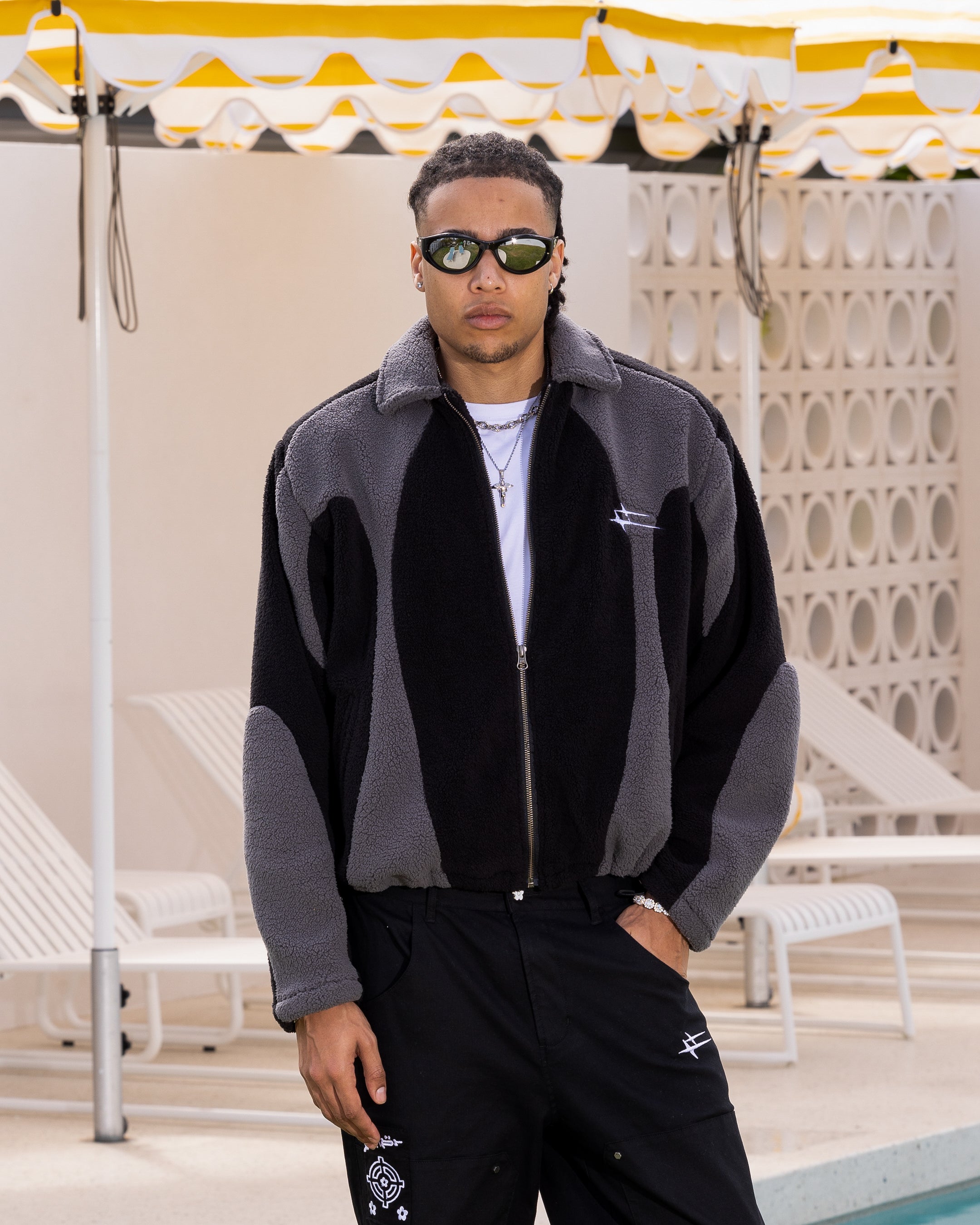 Loiter Spire Fleece Jacket Black | Culture Kings US