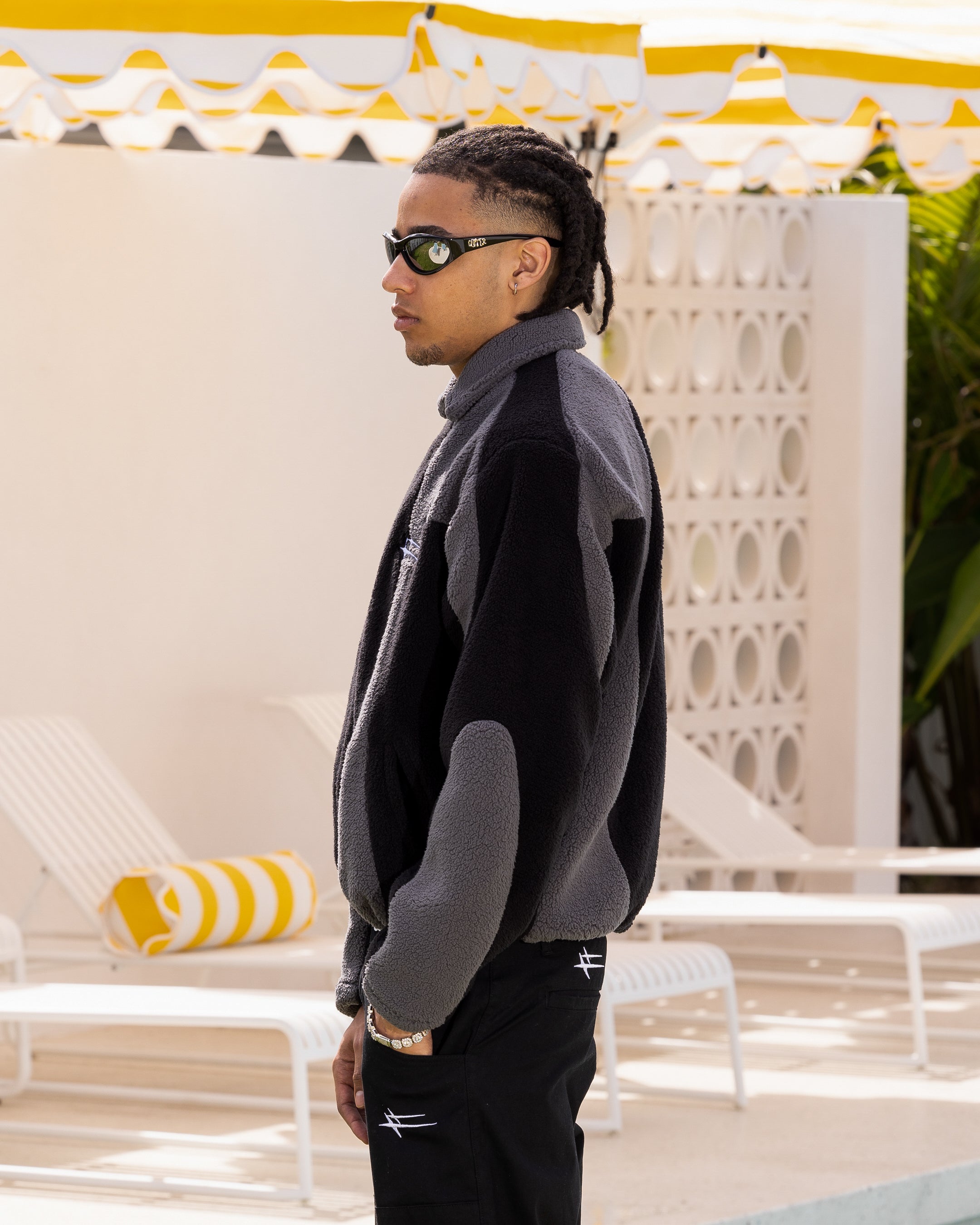 Loiter Spire Fleece Jacket Black | Culture Kings US