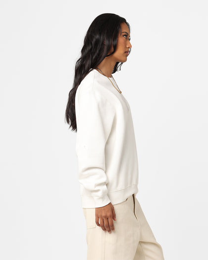 Majestic Athletic Women's New York Yankees Script Back Crewneck Vintage White