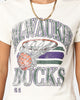 Mitchell & Ness Women's Milwaukee Bucks Dunk T-Shirt Unbleached