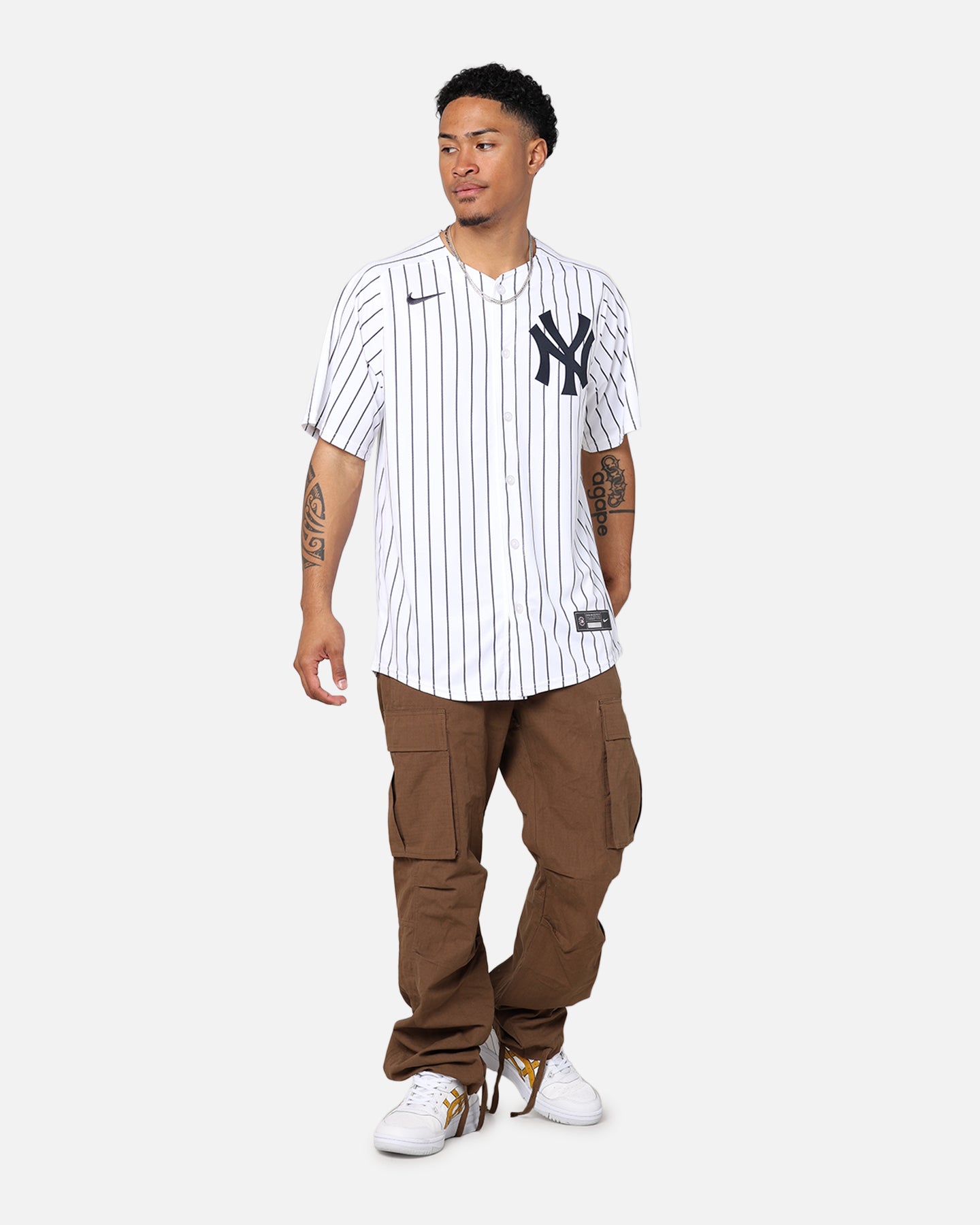 Nike New York Yankees Limited Jersey White/Pitch Blue | Culture
