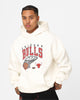 Mitchell & Ness Chicago Bulls Arch Net Oversized Hoodie Vintage White