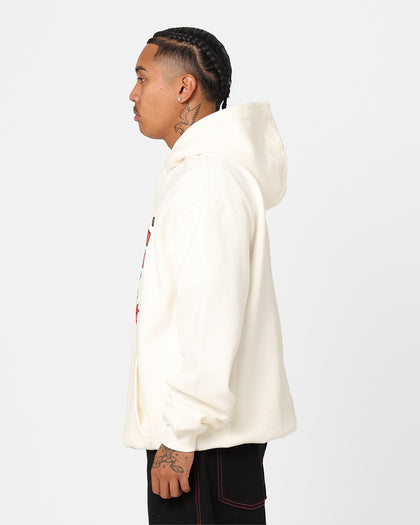 Mitchell & Ness Chicago Bulls Arch Net Oversized Hoodie Vintage White