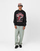 Mitchell & Ness Chicago Bulls Bevelled Crewneck Faded Black