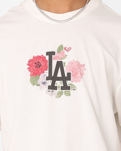 Majestic Athletic Los Angeles Dodgers Digi Floral Graphic T-Shirt Vintage White