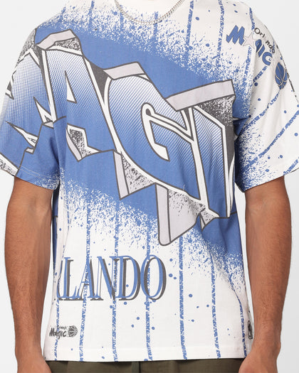 Mitchell & Ness Orlando Magic Earthquake T-Shirt Vintage White