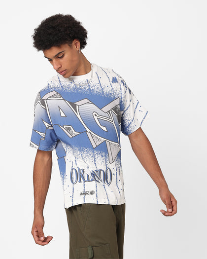 Mitchell & Ness Orlando Magic Earthquake T-Shirt Vintage White