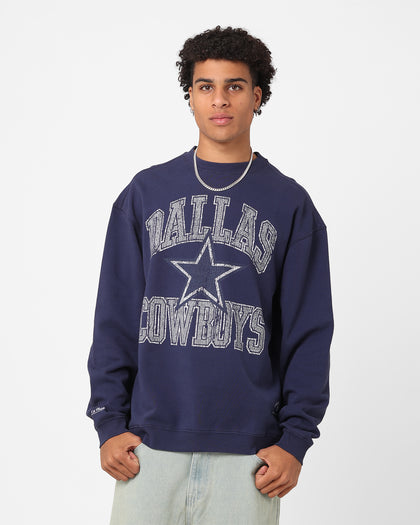 Mitchell & Ness Dallas Cowboys Ivy Arch Crewneck Faded Navy