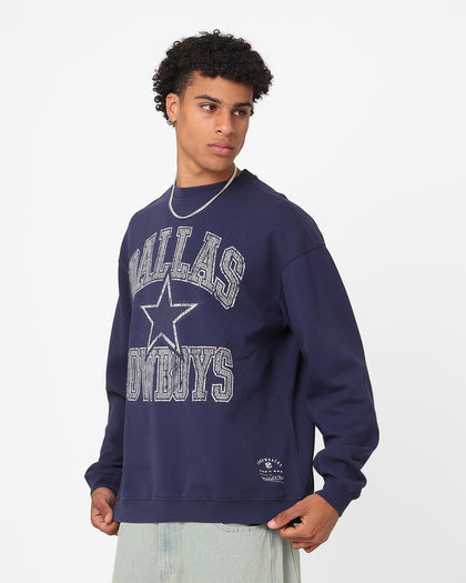 Mitchell & Ness Dallas Cowboys Ivy Arch Crewneck Faded Navy
