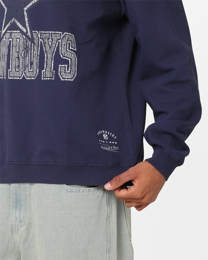 Mitchell & Ness Dallas Cowboys Ivy Arch Crewneck Faded Navy
