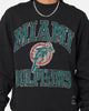 Mitchell & Ness Miami Dolphins Ivy Arch Vintage Crewneck Faded Black