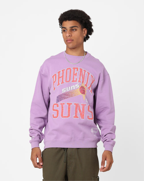 Mitchell & Ness Phoenix Suns Ivy Arch Crewneck Faded Purple