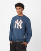 Majestic Athletic New York Yankees Logo Applique Crewneck French Navy