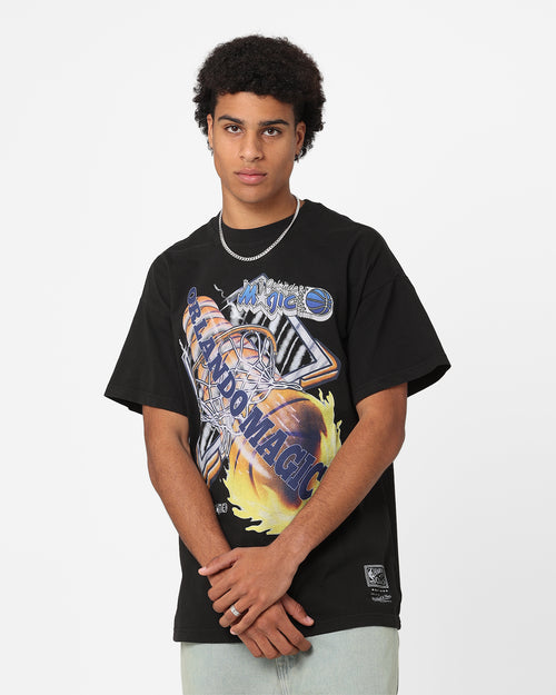Mitchell & Ness Orlando Magic Fireball T-Shirt Black