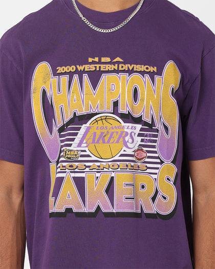 Mitchell & Ness Los Angeles Lakers NBA Champs T-Shirt Dark Purple