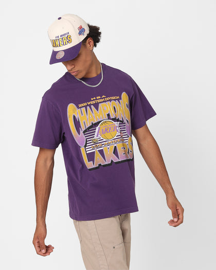 Mitchell & Ness Los Angeles Lakers NBA Champs T-Shirt Dark Purple
