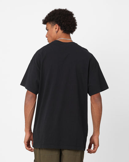 Mitchell & Ness Milwaukee Bucks On Fire T-Shirt Faded Black