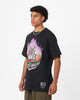 Mitchell & Ness Milwaukee Bucks On Fire T-Shirt Faded Black