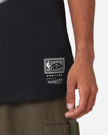 Mitchell & Ness Milwaukee Bucks On Fire T-Shirt Faded Black