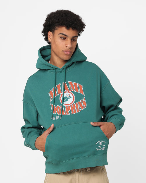 Mitchell & Ness Miami Dolphins Point Guard Hoodie Faded Teal
