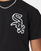 Majestic Athletic Chicago White Sox V Team Crest T-Shirt Faded Black