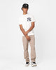 Majestic Athletic New York Yankees V Team Crest T-Shirt Vintage White