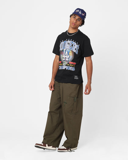 Majestic Athletic Los Angeles Dodgers World Series Champ T-Shirt Faded Black