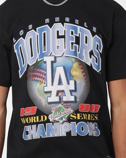 Majestic Athletic Los Angeles Dodgers World Series Champ T-Shirt Faded Black