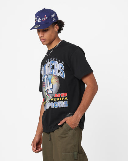 Majestic Athletic Los Angeles Dodgers World Series Champ T-Shirt Faded Black