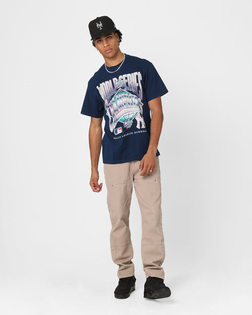 Majestic Athletic New York Yankees World Series Champ T-Shirt Faded Navy