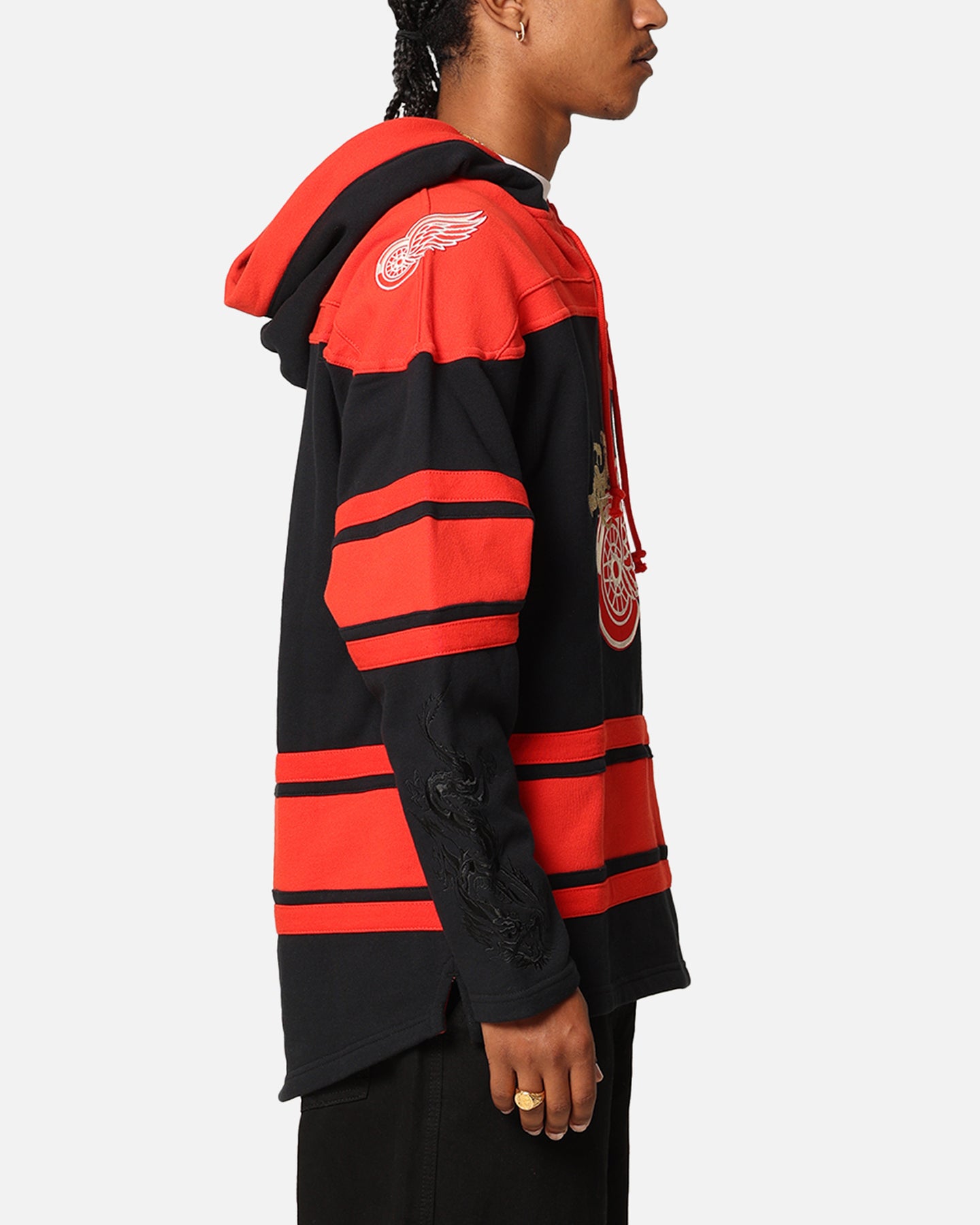47 Brand Detroit Red Wings 'Year Of The Dragon' Lacer Hoodie Jet