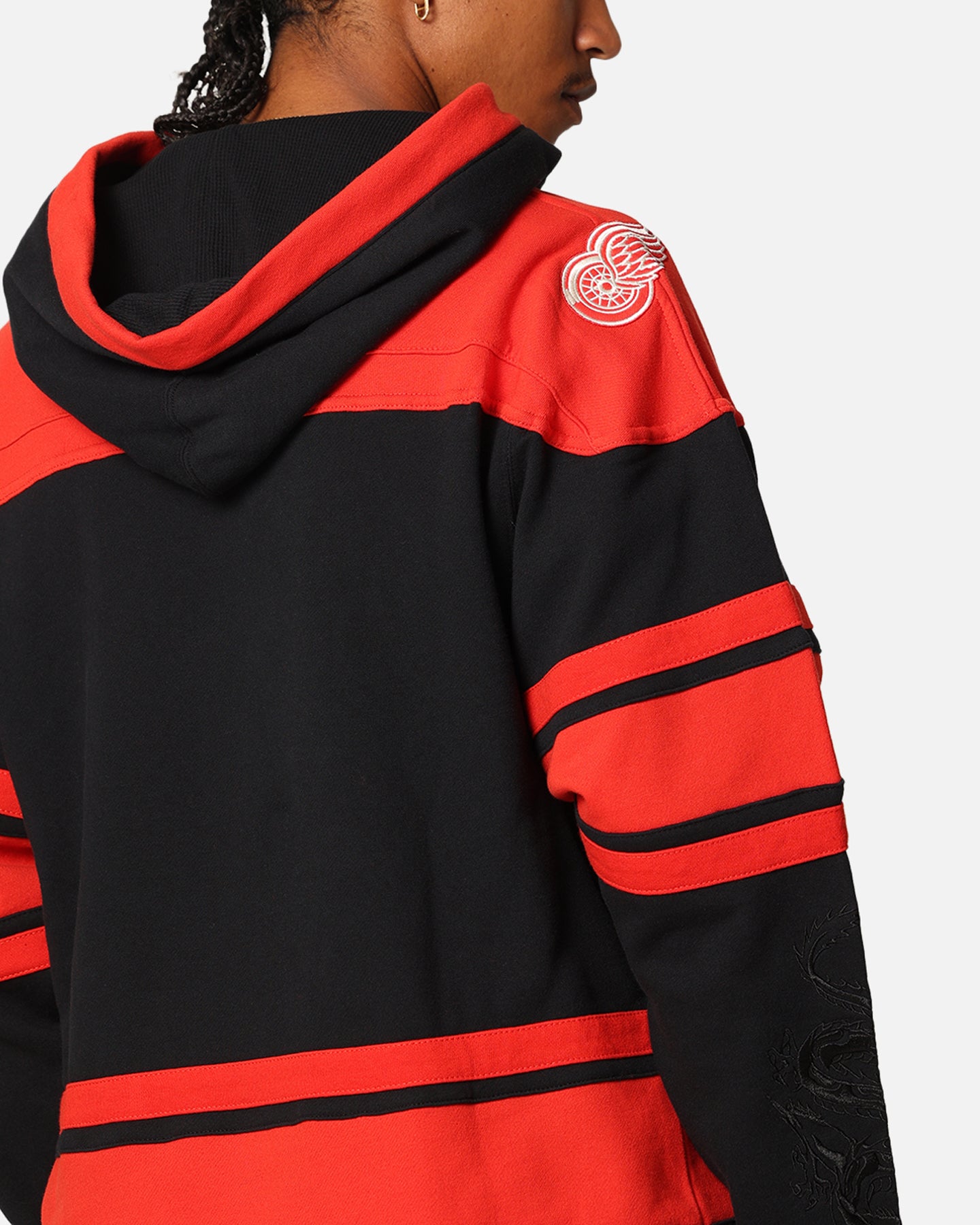 47 Brand Detroit Red Wings 'Year Of The Dragon' Lacer Hoodie Jet