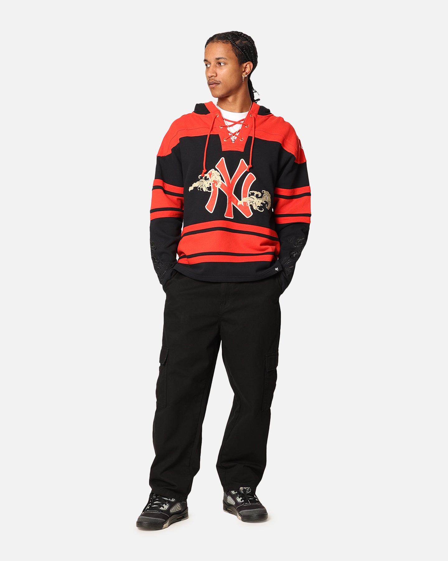 47 Brand New York Yankees 'Year Of The Dragon' Lacer Hoodie Jet