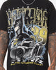 Goat Crew X The Flash Batman Racing Vintage T-Shirt Black Wash