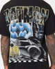 Goat Crew X The Flash Batman Racing Vintage T-Shirt Black Wash