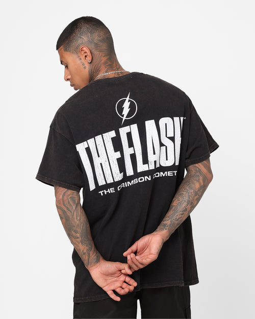 Goat Crew X The Flash The Flash Vintage T-Shirt Black Wash