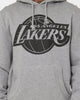 Mitchell & Ness Los Angeles Lakers XL Logo Hoodie Light Grey Marle