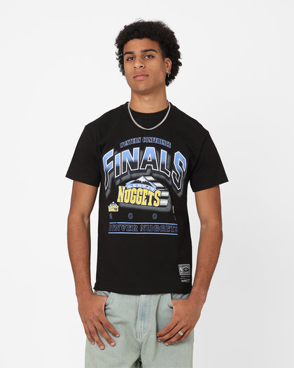 Mitchell & Ness Denver Nuggets Bevel T-Shirt Faded Black