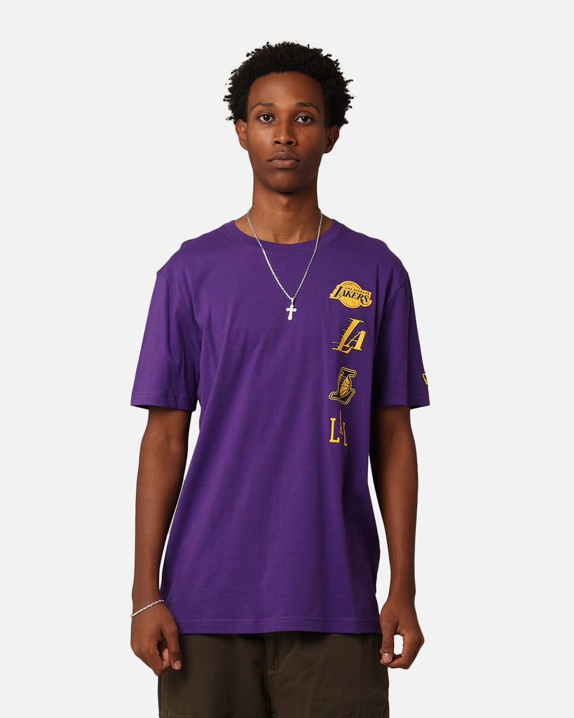 New Era Los Angeles Lakers City Edition '23 T-Shirt Purple | Culture ...