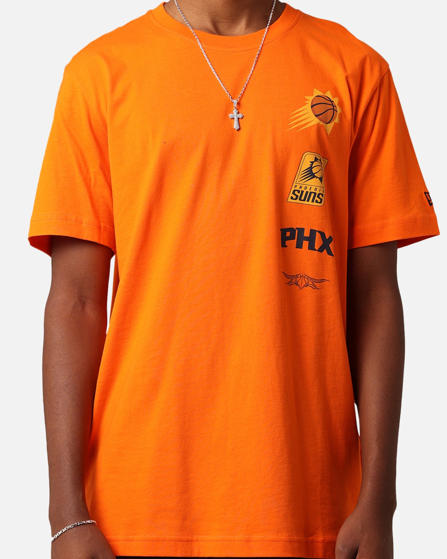 New Era Phoenix Suns City Edition '23 T-Shirt Orange | Culture