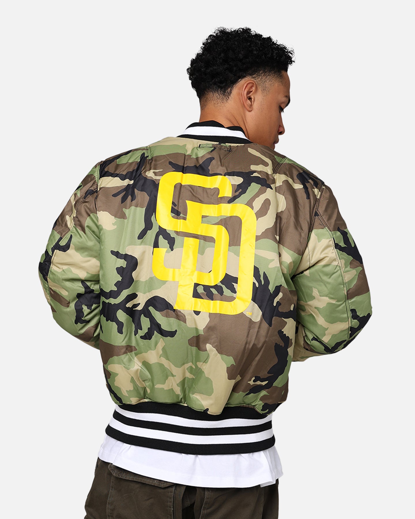 New Era X Alpha Series X MLB San Diego Padres MA-1 Bomber Jacket