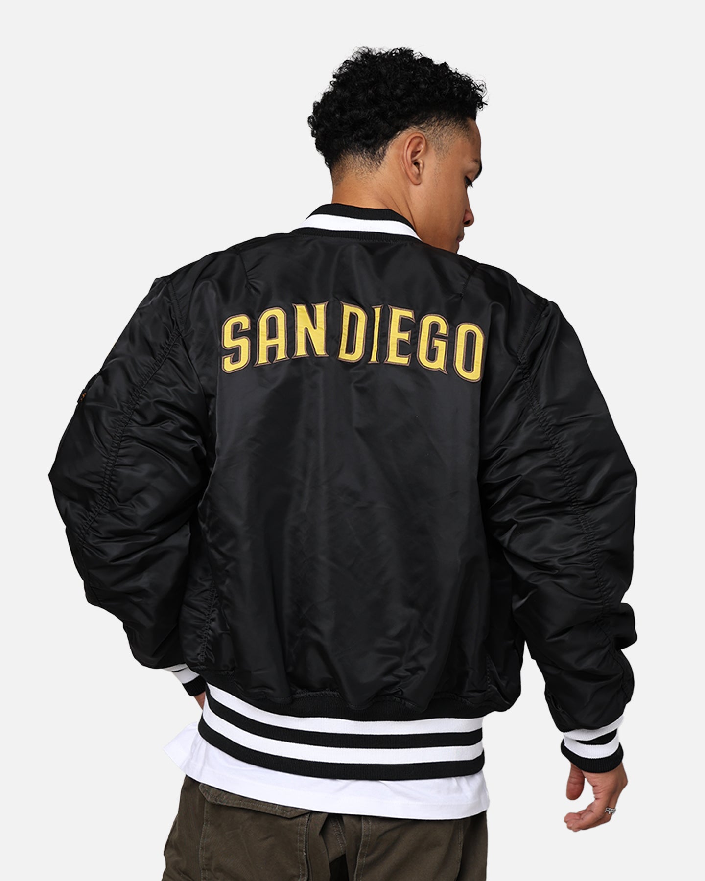 New Era X Alpha Series X MLB San Diego Padres MA-1 Bomber Jacket