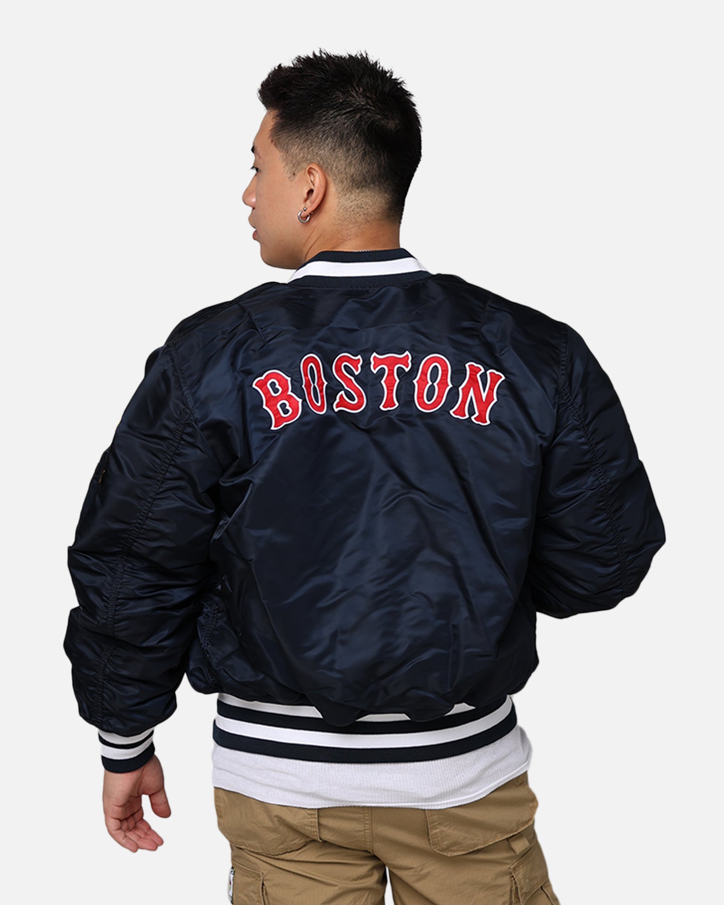 New Era X Alpha Series X MLB Boston Red Sox MA-1 Bomber Jacket