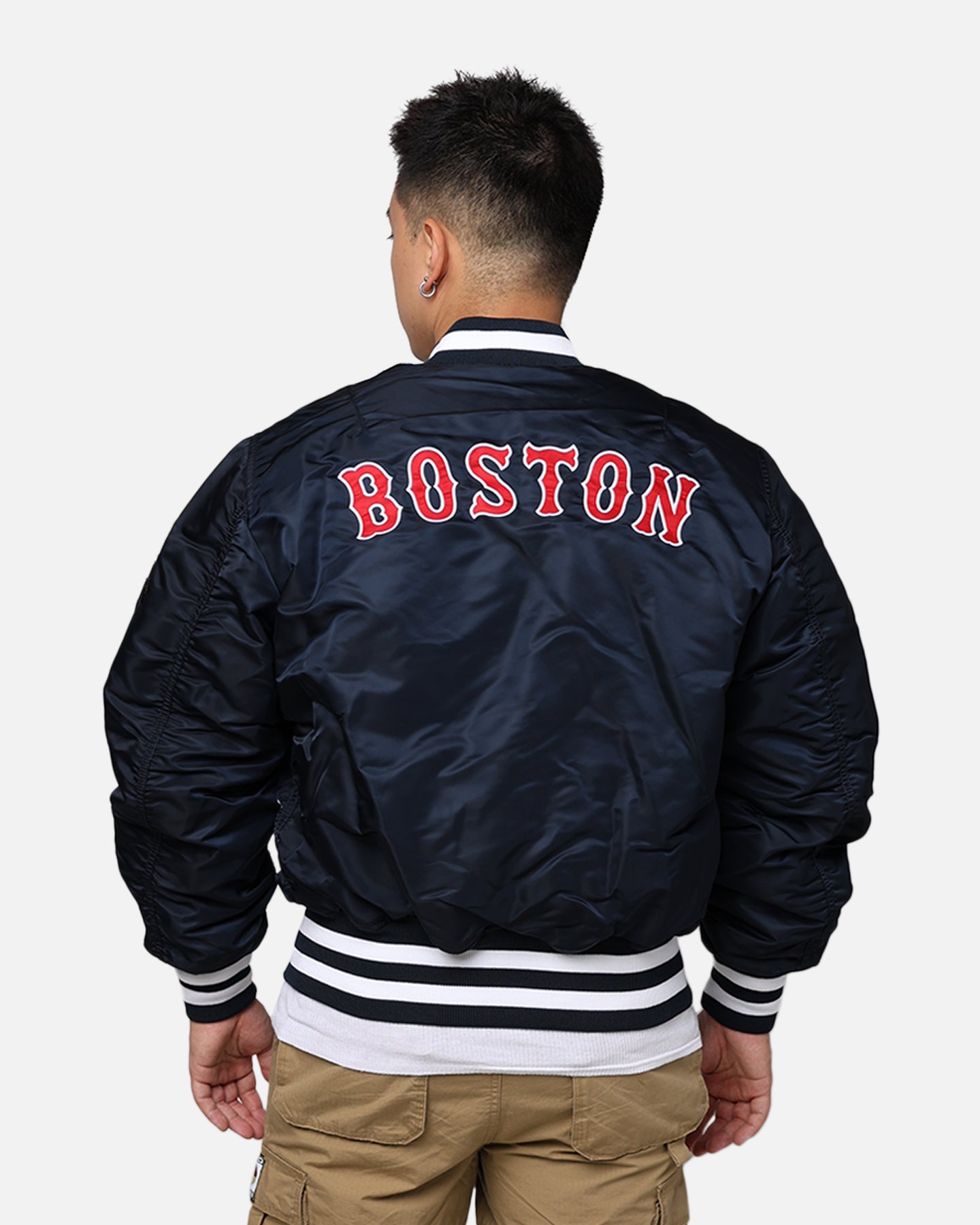New Era X Alpha Series X MLB Boston Red Sox MA-1 Bomber Jacket