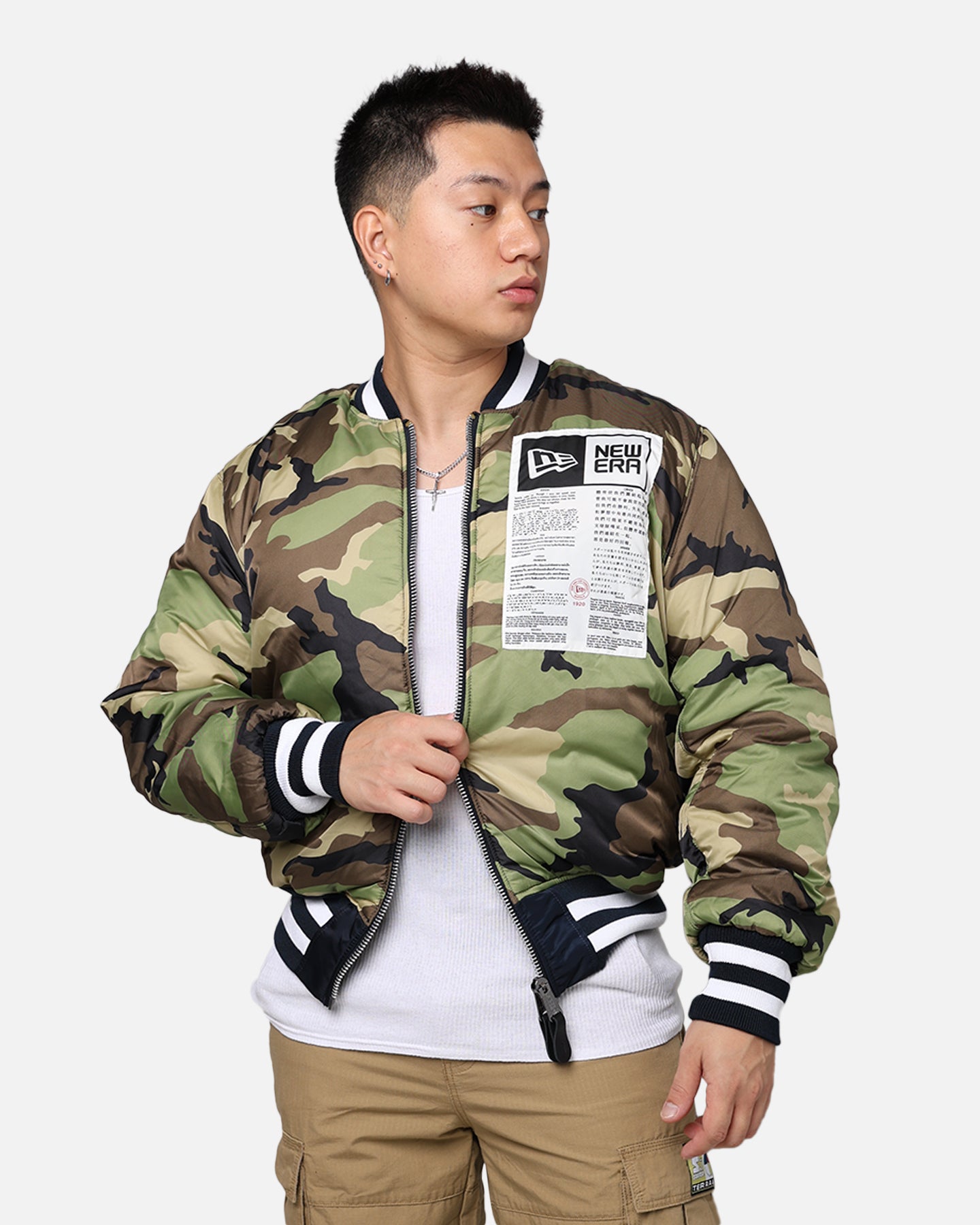 New Era X Alpha Series X MLB Boston Red Sox MA-1 Bomber Jacket