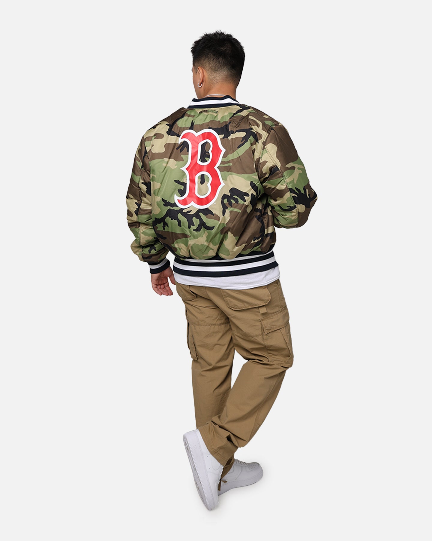 New Era X Alpha Series X MLB Boston Red Sox MA-1 Bomber Jacket
